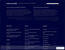 Tablet Screenshot of eubroncotalk.wordpress.com
