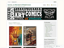 Tablet Screenshot of level10comics.wordpress.com