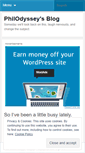 Mobile Screenshot of philodyssey.wordpress.com