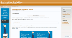 Desktop Screenshot of collectivesolution.wordpress.com