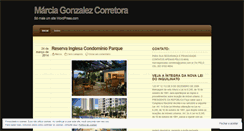 Desktop Screenshot of marciagonzalezcorretora.wordpress.com