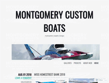 Tablet Screenshot of montgomerycustomboats.wordpress.com