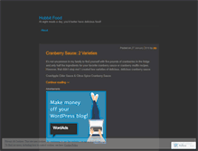 Tablet Screenshot of hobbitfood.wordpress.com