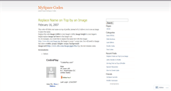 Desktop Screenshot of codesplay.wordpress.com