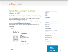 Tablet Screenshot of codesplay.wordpress.com