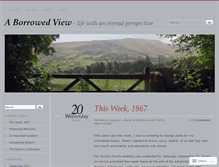 Tablet Screenshot of aborrowedview.wordpress.com