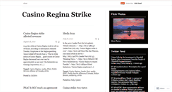 Desktop Screenshot of casinoreginastrike.wordpress.com