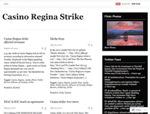 Tablet Screenshot of casinoreginastrike.wordpress.com