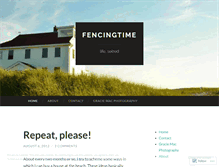 Tablet Screenshot of fencingtime.wordpress.com