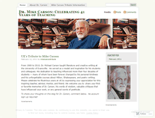 Tablet Screenshot of mikecarsontribute.wordpress.com