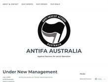 Tablet Screenshot of antifaaustralia.wordpress.com