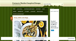 Desktop Screenshot of farmersmarketsoup.wordpress.com