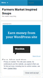 Mobile Screenshot of farmersmarketsoup.wordpress.com