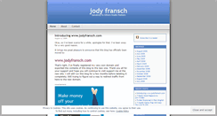 Desktop Screenshot of jodyfransch.wordpress.com