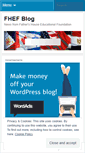Mobile Screenshot of fhef.wordpress.com