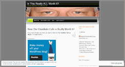 Desktop Screenshot of isthisworthit.wordpress.com
