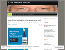 Tablet Screenshot of isthisworthit.wordpress.com