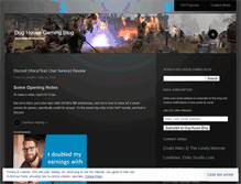 Tablet Screenshot of doghouseblog.wordpress.com