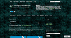 Desktop Screenshot of chrisseysgreatescape.wordpress.com