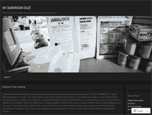Tablet Screenshot of darkroomdaze.wordpress.com