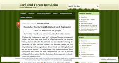 Desktop Screenshot of nordsuedforumbensheim.wordpress.com