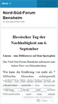 Mobile Screenshot of nordsuedforumbensheim.wordpress.com