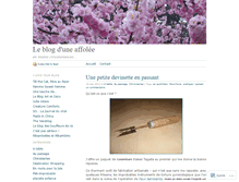 Tablet Screenshot of affolee.wordpress.com