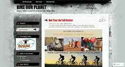 Desktop Screenshot of bikeourplanet.wordpress.com