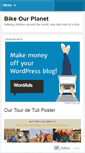 Mobile Screenshot of bikeourplanet.wordpress.com