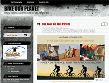 Tablet Screenshot of bikeourplanet.wordpress.com