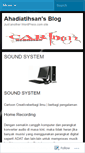Mobile Screenshot of ahadiatihsan.wordpress.com