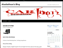 Tablet Screenshot of ahadiatihsan.wordpress.com