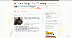 Desktop Screenshot of everestcollege.wordpress.com