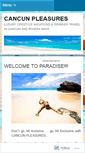 Mobile Screenshot of cancunpleasures.wordpress.com