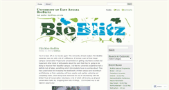 Desktop Screenshot of bioblitzuea.wordpress.com