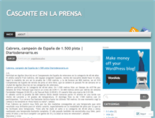 Tablet Screenshot of cascanteenlaprensa.wordpress.com