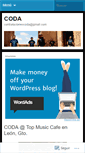 Mobile Screenshot of codafan.wordpress.com