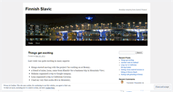 Desktop Screenshot of finnishslavic.wordpress.com