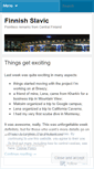 Mobile Screenshot of finnishslavic.wordpress.com