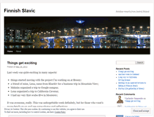 Tablet Screenshot of finnishslavic.wordpress.com