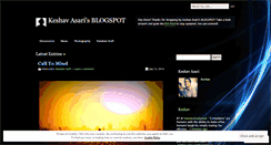 Desktop Screenshot of keshavasari.wordpress.com