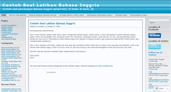 Desktop Screenshot of contohsoal.wordpress.com