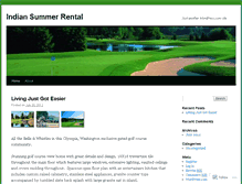 Tablet Screenshot of indiansummerrental.wordpress.com