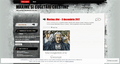 Desktop Screenshot of maximesicugetaricrestine.wordpress.com