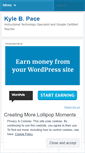 Mobile Screenshot of kylepace.wordpress.com