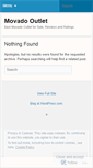 Mobile Screenshot of movadooutlet.wordpress.com