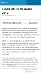 Mobile Screenshot of ljmuheug2012.wordpress.com