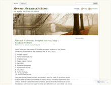 Tablet Screenshot of munsifmubarak.wordpress.com