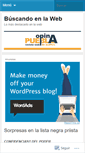 Mobile Screenshot of buscandoenlaweb.wordpress.com