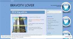 Desktop Screenshot of bravotvlover.wordpress.com